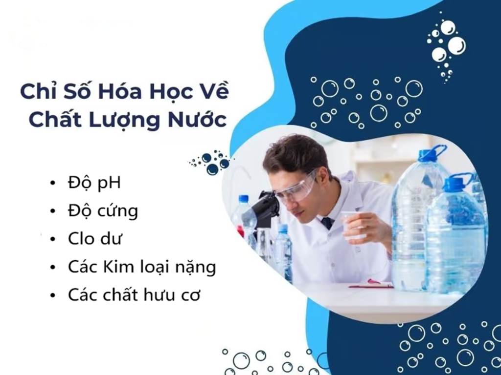 Tổng hợp các chỉ tiêu hóa học của chất lượng nước sinh hoạt