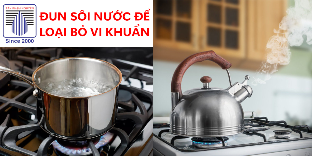 Cách loại bỏ vi khuẩn E. coli trong nước bằng đun sôi nước đơn giản