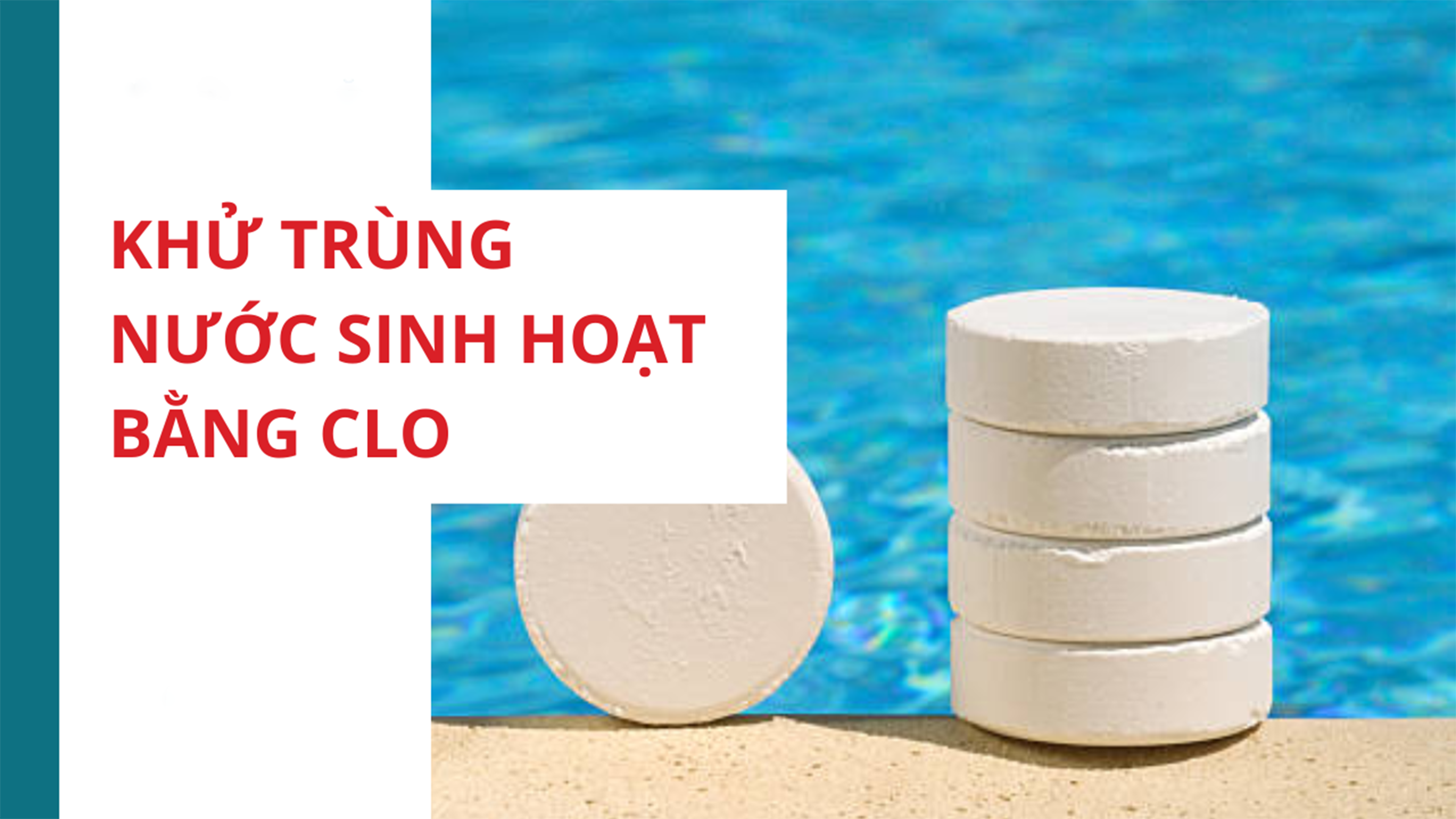 Cách xử lý nước nhiễm Pseudomonas aeruginosa hiệu quả nhất