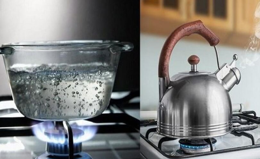 Đun nước mưa để khử trùng