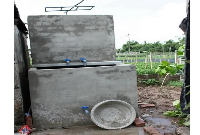Tạo bể lọc nước mưa thủ công